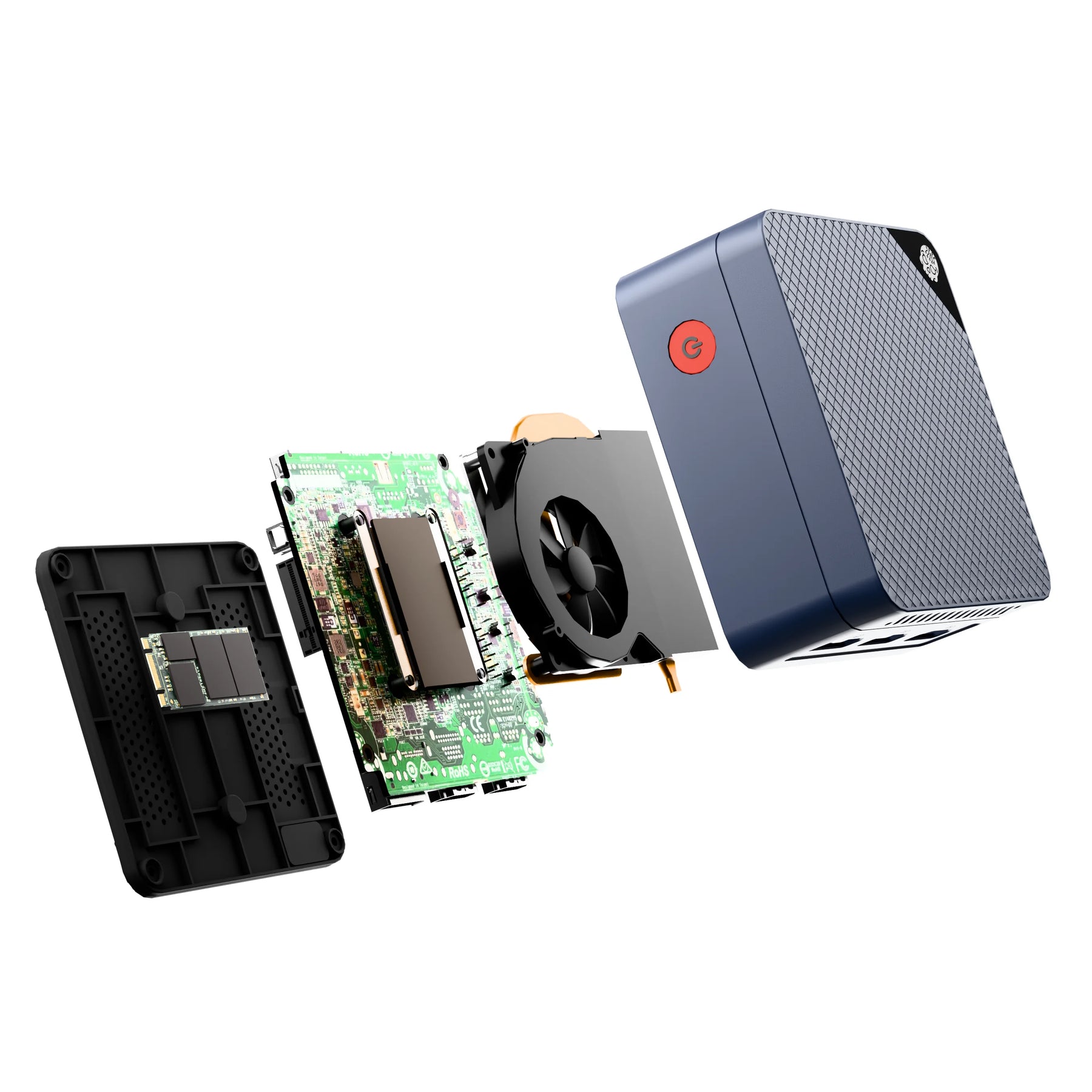 Ash by skullsaints mini pc – intel twin lake n150 16gb lpddr5 triple display support m.2 wifi 5 & bluetooth 5.2 with windows 11 pro