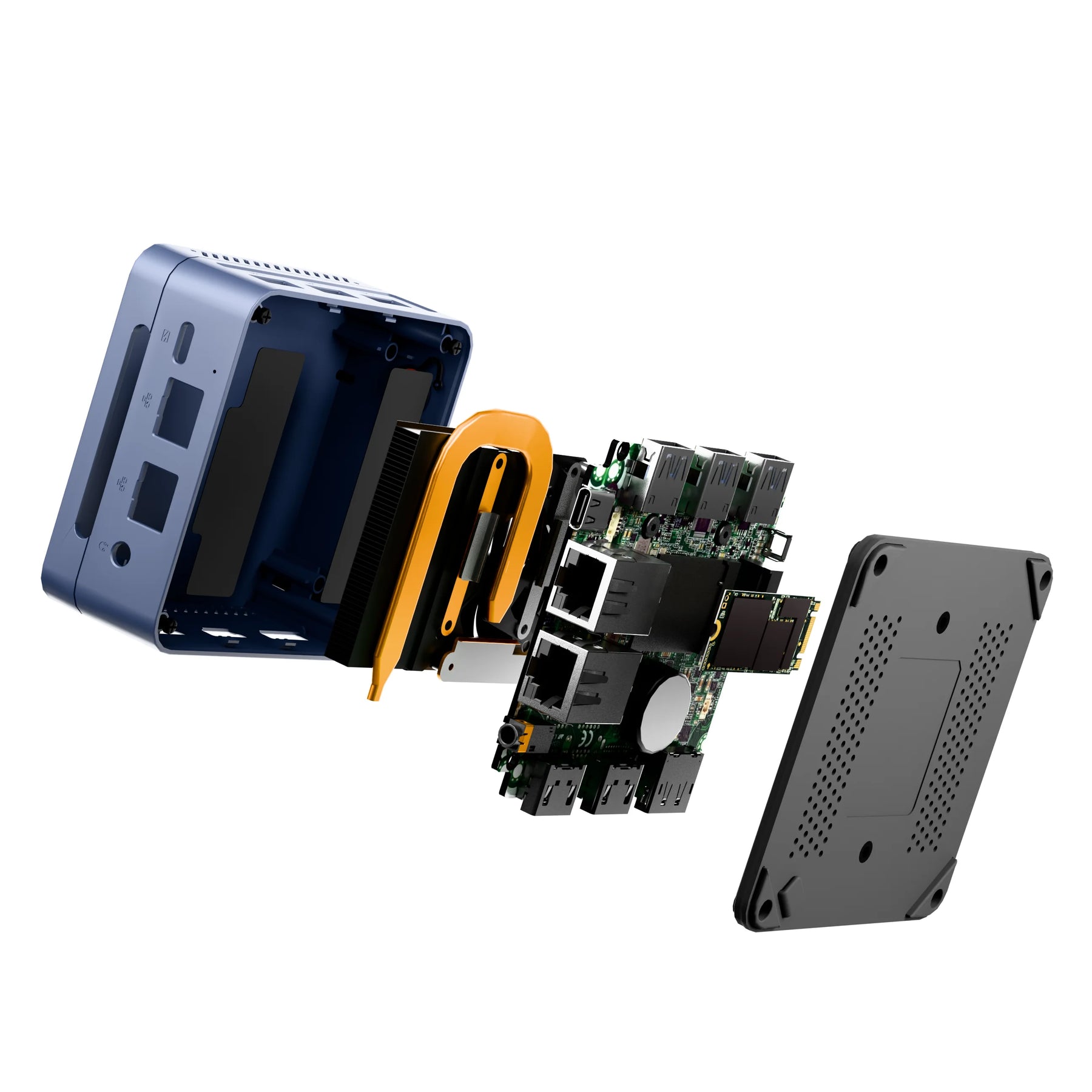 Ash by skullsaints mini pc – intel twin lake n150 16gb lpddr5 triple display support m.2 wifi 5 & bluetooth 5.2 with windows 11 pro