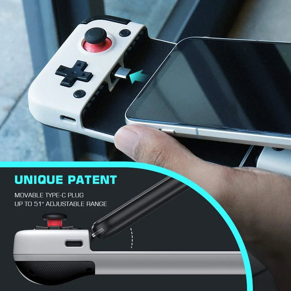 Gamesir x2 2021 version type-c gamepad mobile game controller/ joystick android gamepad telescopic handle no delay (white) - ₹7,999