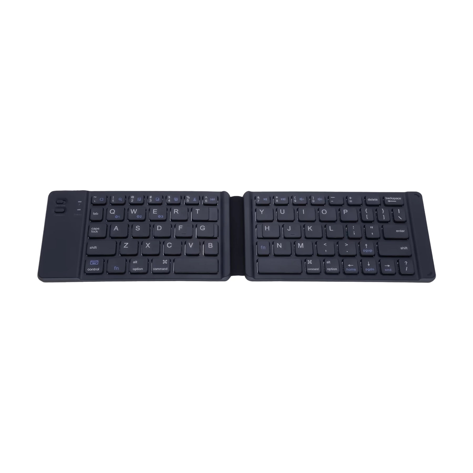 Portable light-handy mini wireless bluetooth folding keyboard foldable wireless keypad for ios/android/windows ipad tablet and phone - free