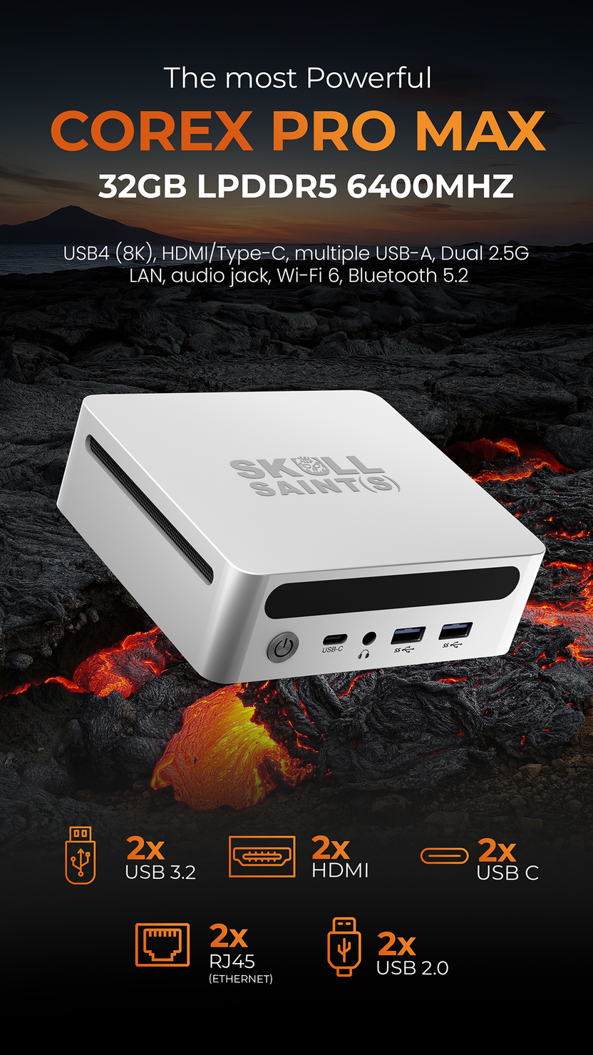 CoreX Pro Max by SkullSaints: AMD Ryzen 7 7840HS Radeon 780M Graphics ...
