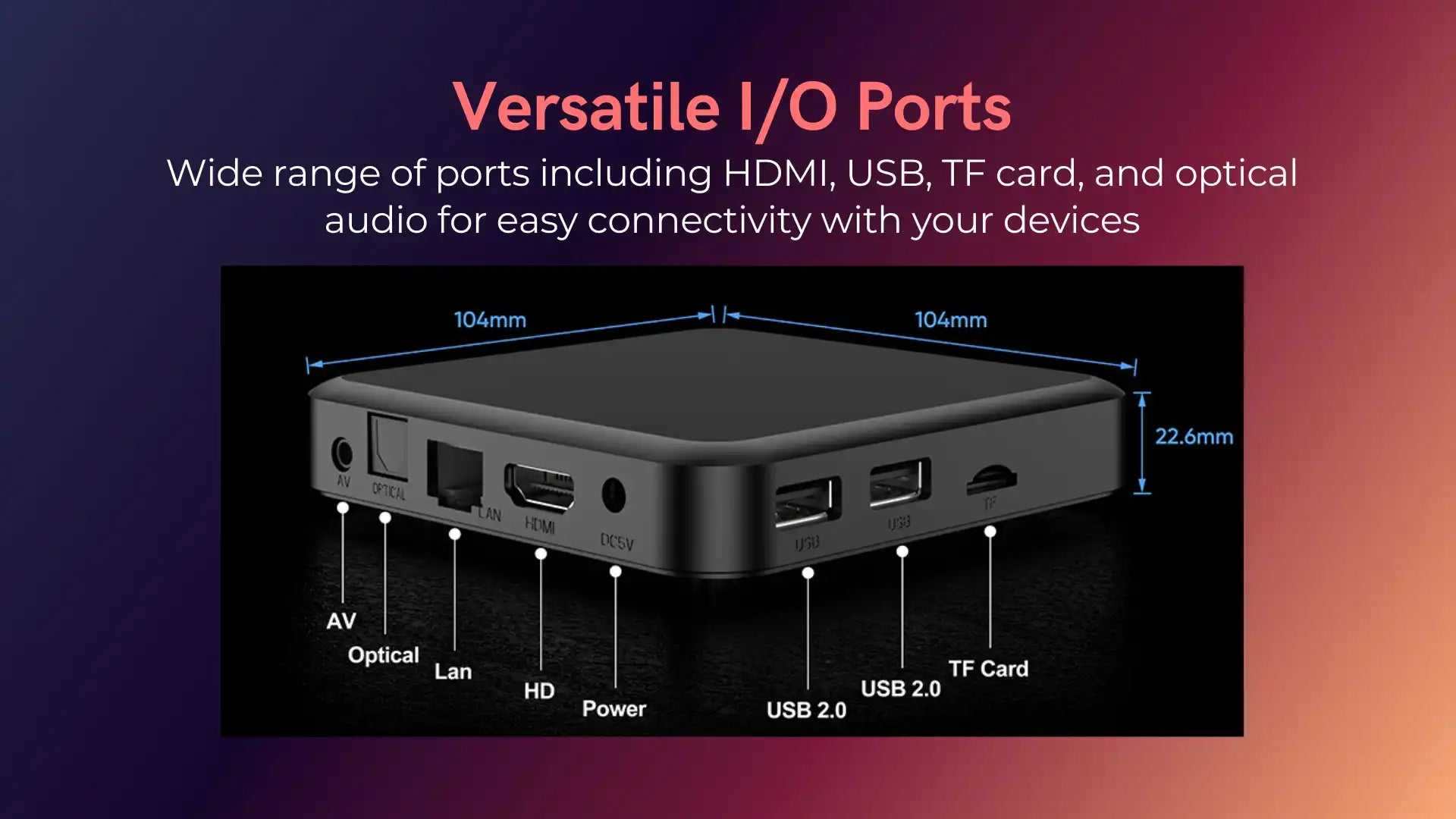 X9 Turbo Android TV Box: 4K UHD 4GB RAM 64GB Storage WiFi & BT 5.0 ...