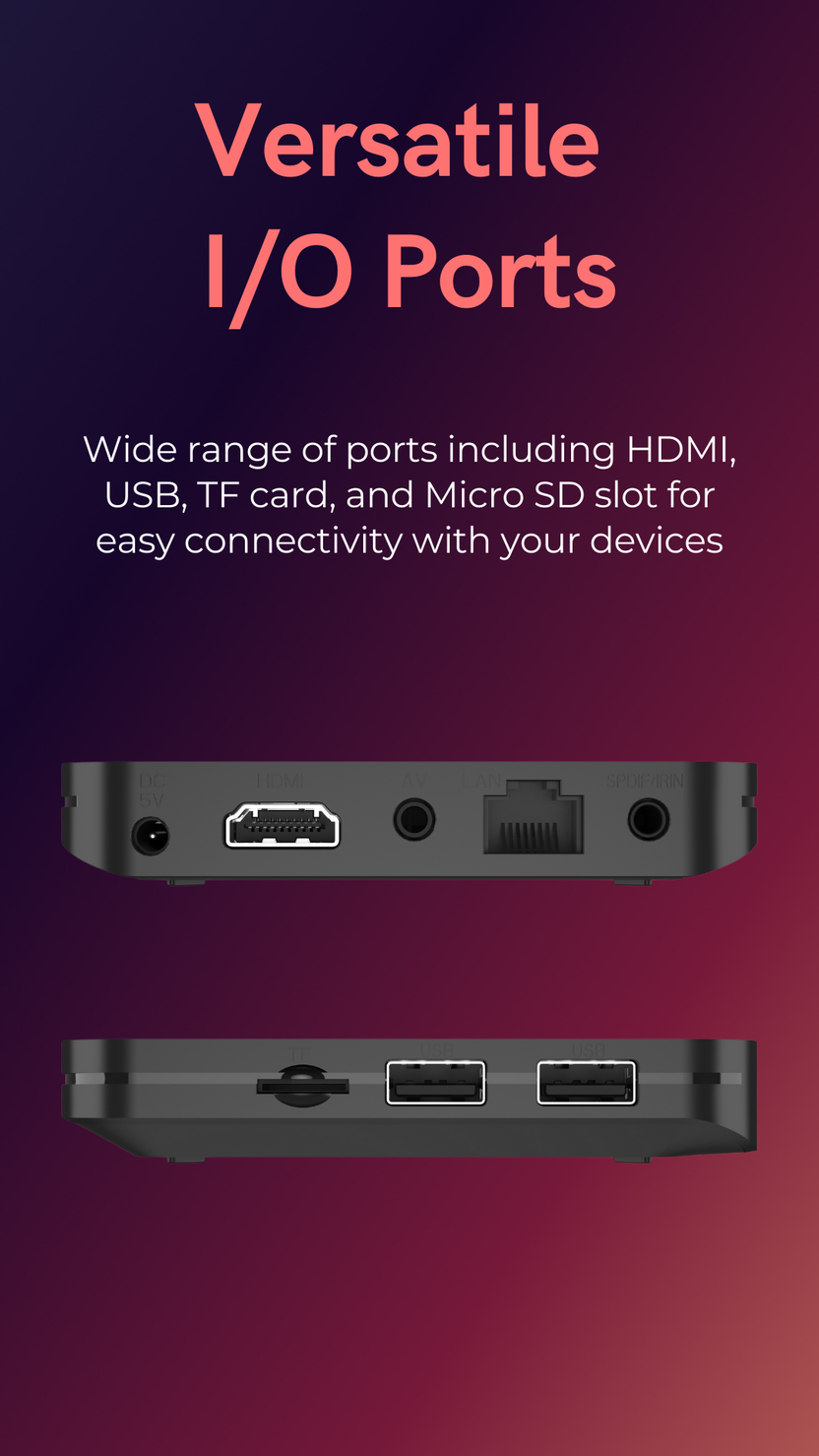 X9 Android TV Box: 4K UHD 2GB RAM 16GB Storage WiFi 6 & BT 5.0 Android ...