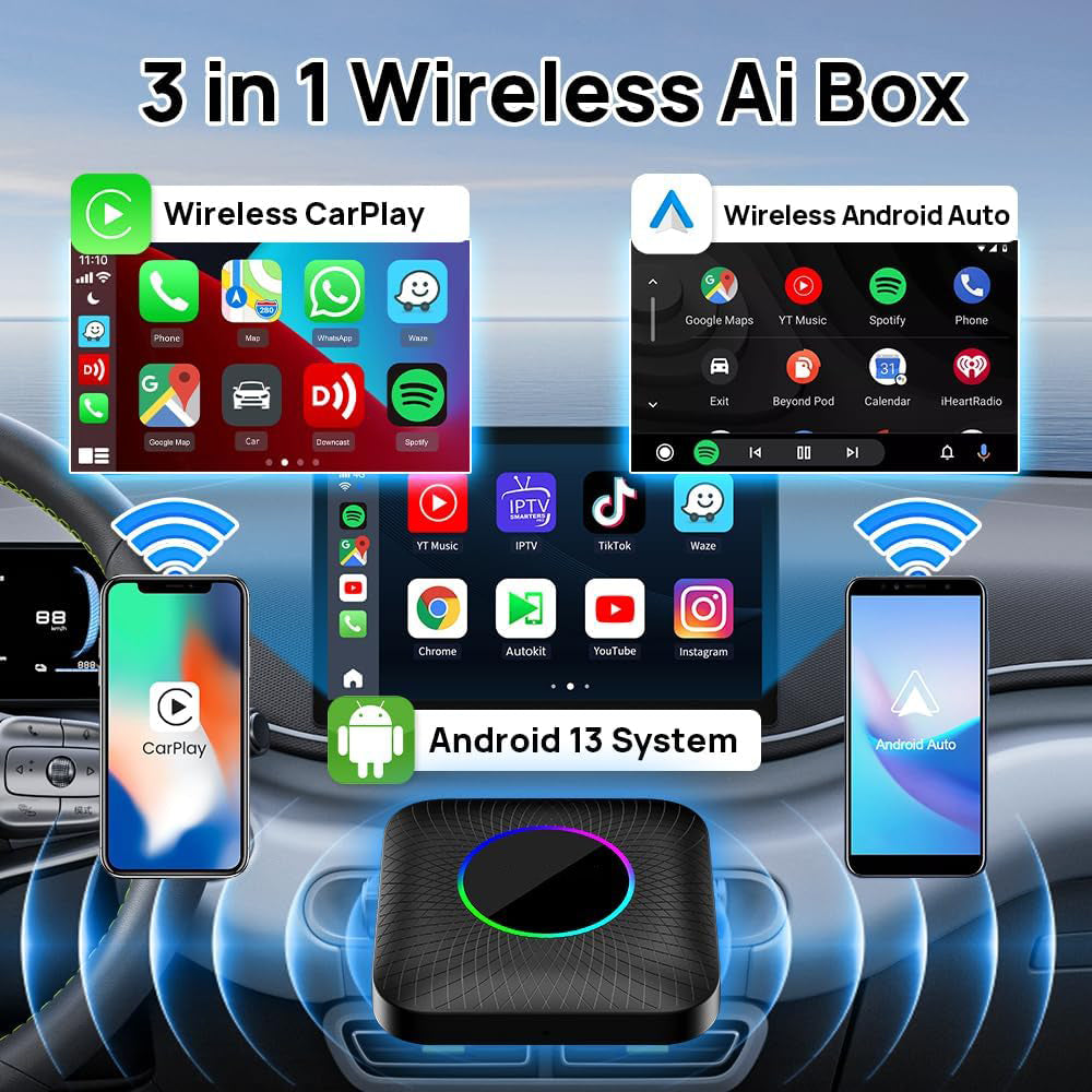 CAR AUTO MULTI-MEDIA AI BOX ELA-V10S