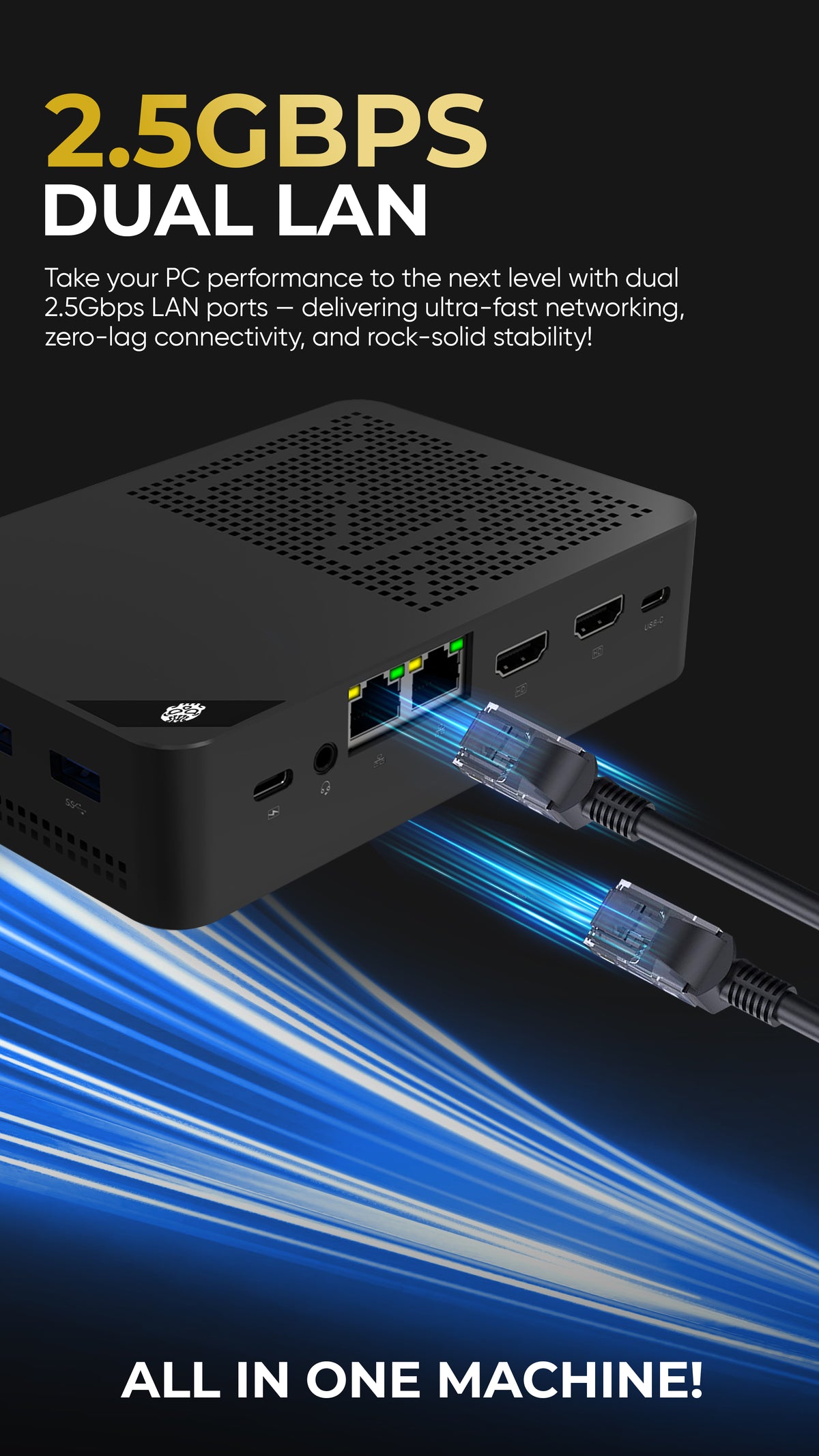 Nebula by SkullSaints: Mini PC & NAS Hybrid with Intel N150 12GB LPDDR5 ...