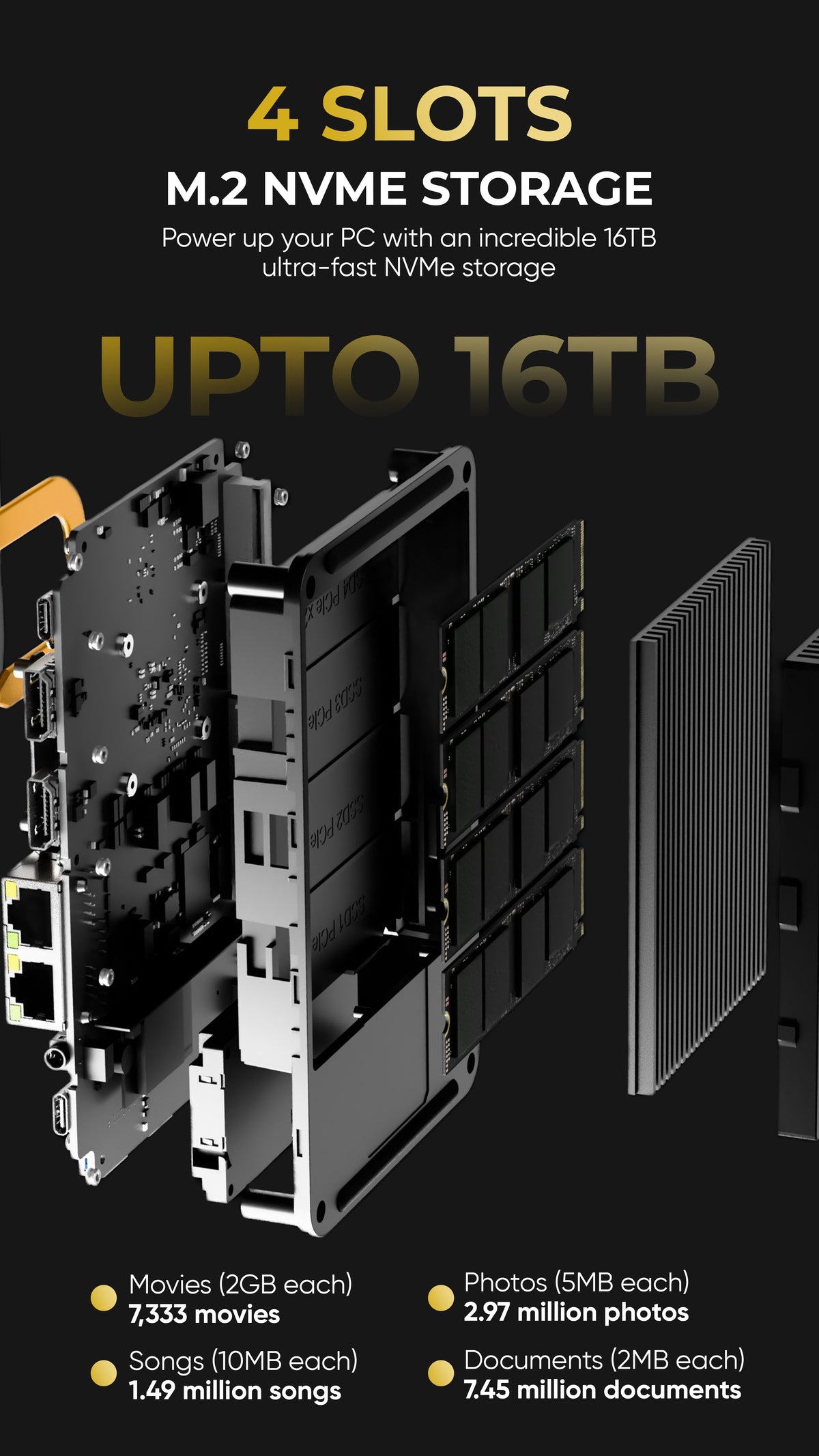 Nebula by SkullSaints: Mini PC & NAS Hybrid with Intel N150 12GB LPDDR5 ...
