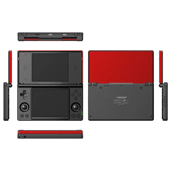 Anbernic RG DS Android 14 & Linux OS, 4-inch IPS Multi-Touch Display (640x480), 20+ Emulators. Features 4000mAh Battery, Stylus, WiFi & AI Translation (32GB inbuilt storage)