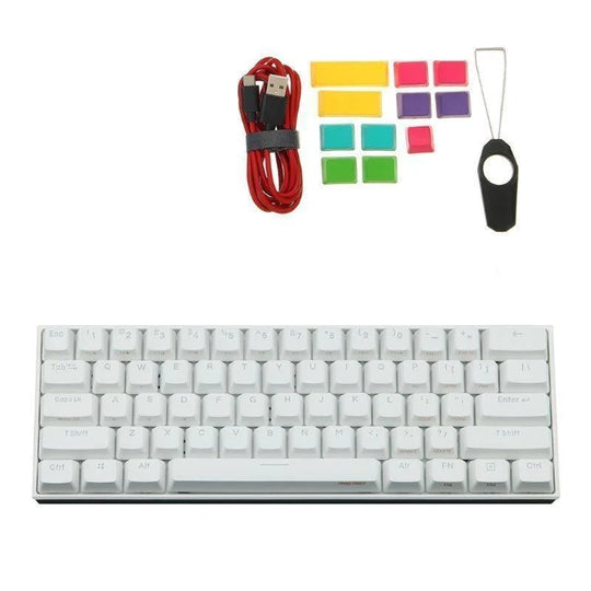 Anne Pro2 Pro 2 RGB 61 Keys Mechanical Gaming Keyboard 60% Bluetooth 4.0 Type-C Cherry and Gateron Switch