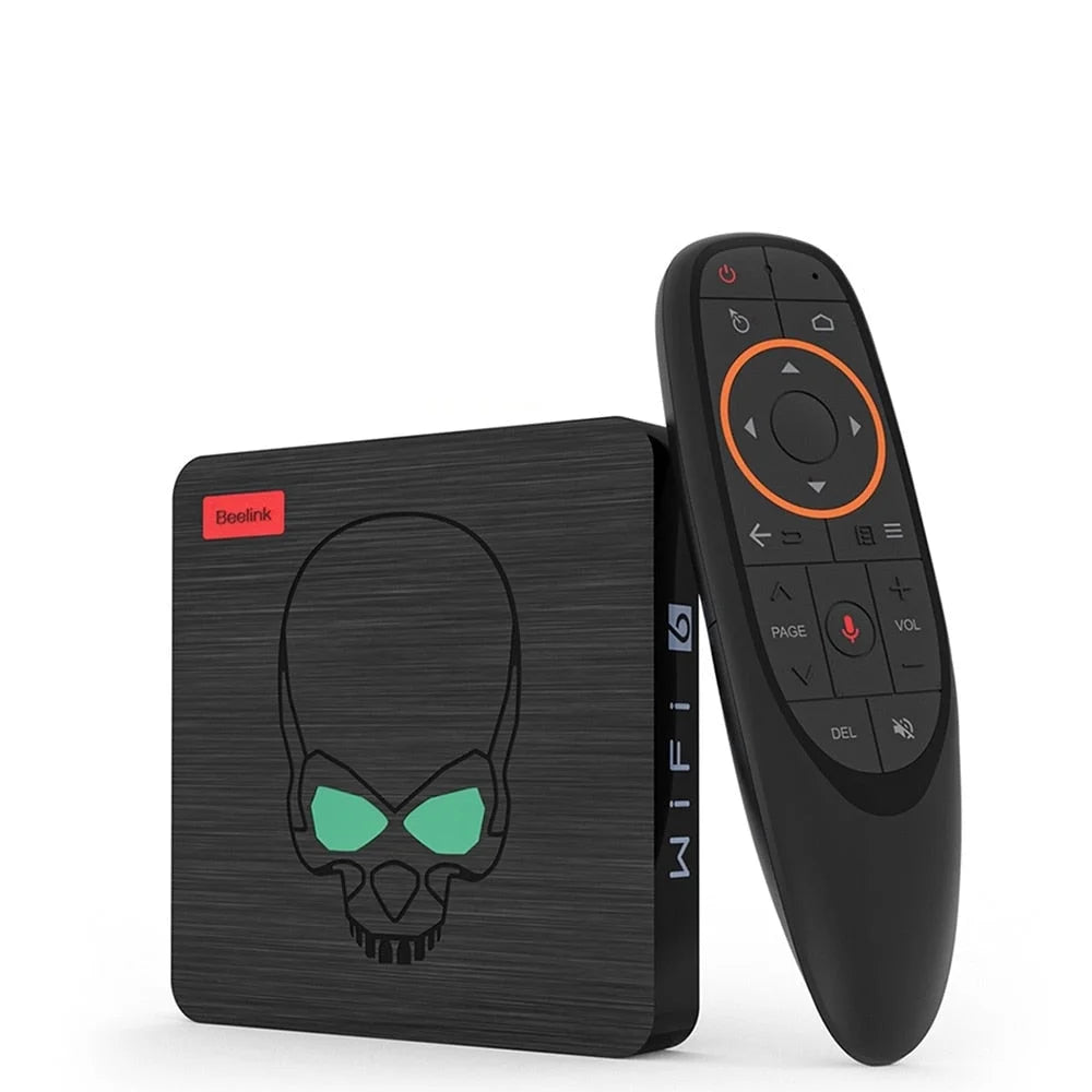 Beelink gt king ii wifi 6 tv box android 11.0 amlogic a311d2 octa core lpddr4 8gb 64gb support 4k 60fps bt5.0 1000m set top box - ₹19,999