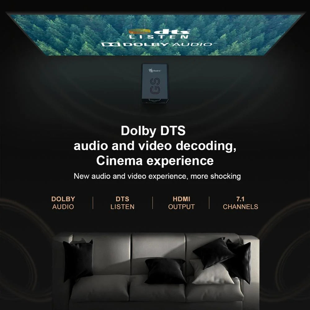 Beelink new gs-king x amlogic s922x-h smart android 9.0 tv box 4gb ddr4 64gb rom dolby audio dts listen 4k hd hi-fi media player - ₹34,999