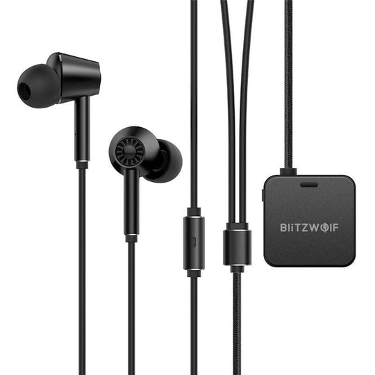 Blitzwolf anc1 wireless bluetooth earphone in ear earbuds headset active noise cancellation hi-fi stereo earphones mic for phone - ₹5,699