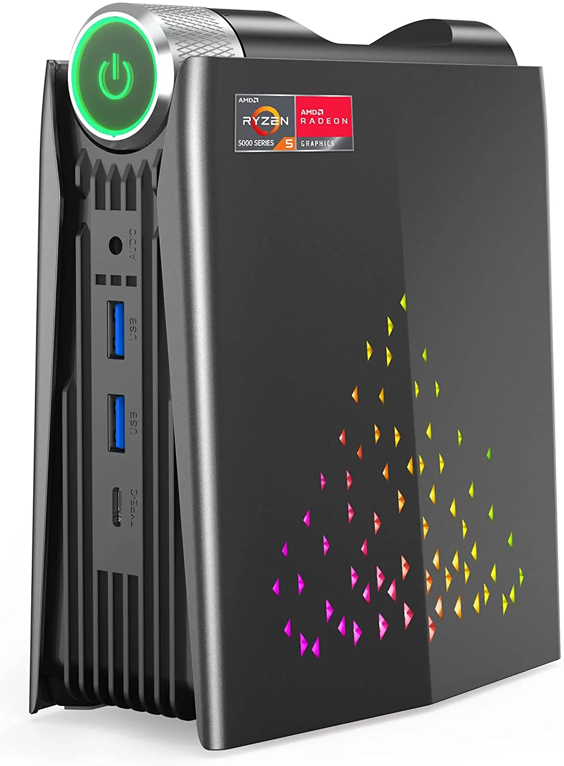 Dragon by SkullSaints AMD Ryzen 5 5600U RGB Lights; 4K HDMI DP Type-C ...