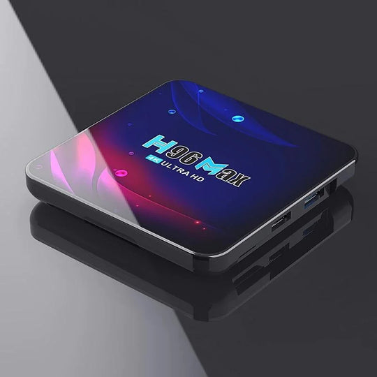 Electroniks-india h96 max v11 smart tv box android 11 4g+64gb android 11 4k wifi 2.4g 5g google voice set top box - ₹4,999