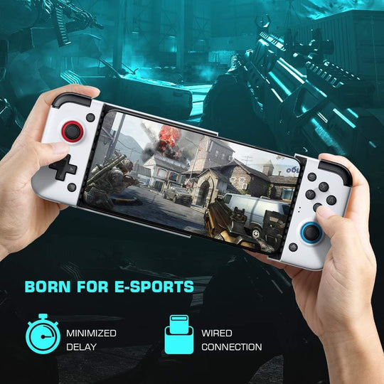 Gamesir x2 2021 version type-c gamepad mobile game controller/ joystick android gamepad telescopic handle no delay (white) - ₹7,999
