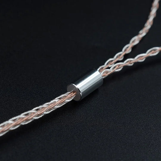 KZ Headphone Copper silver mixed plated upgrade cable Earphone Cable wire MMCX Pin for ZST ZS10 ES3 ES4 AS10 BA10 ZS6 ZS5 ZS4