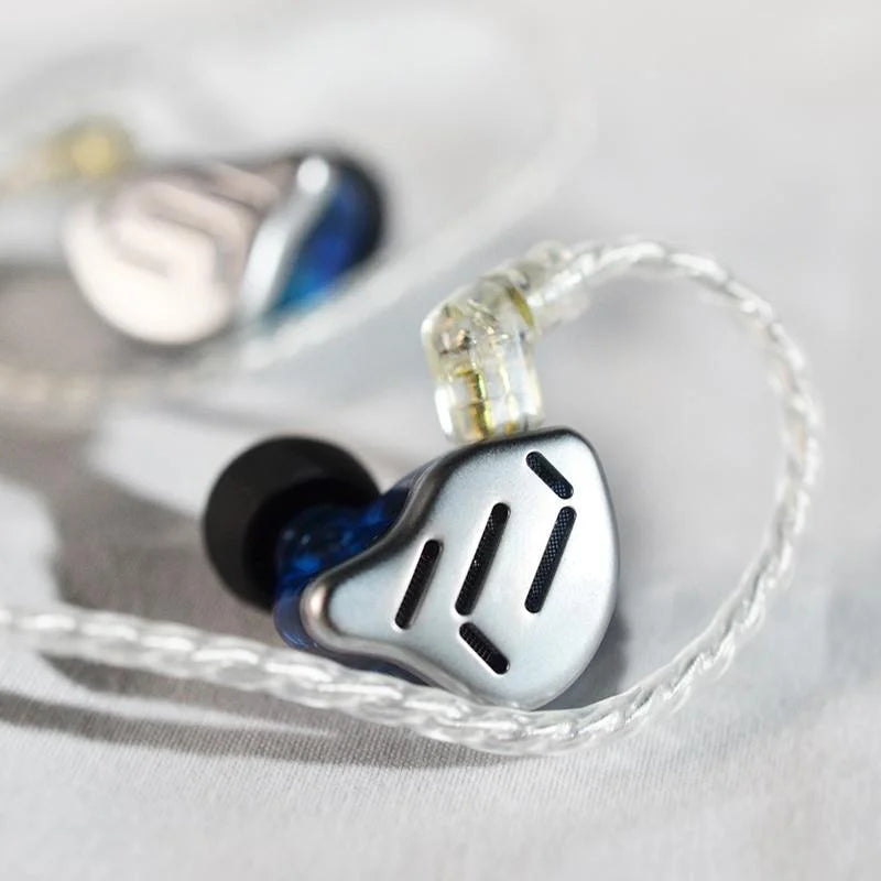KZ ZAX 7BA+1DD In Ear Earphone 16 Units Hybrid Headset HIFI Bass Noise Cancelling Earphones