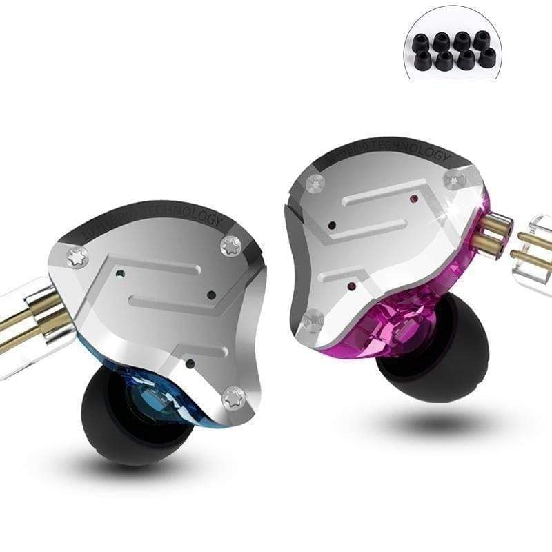 KZ ZS10 PRO 4BA+1DD KZ हाइब्रिड ईयरफ़ोन हेडसेट HIFI ईयरबड्स इन ईयर मॉनिटर हेडफ़ोन ईयरबड्स KZ AS10 ZS10 ZSN PRO के लिए - Electroniks-India®