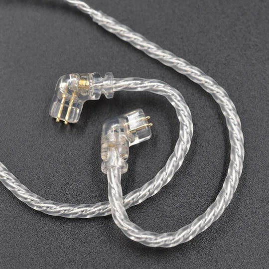 KZ ZSX/ZSN Pro/ZS10 Pro/AS16 Headphones Silver plated upgrade cable 2PIN pin 0.75mm high purity oxygen free copper Earphone wire