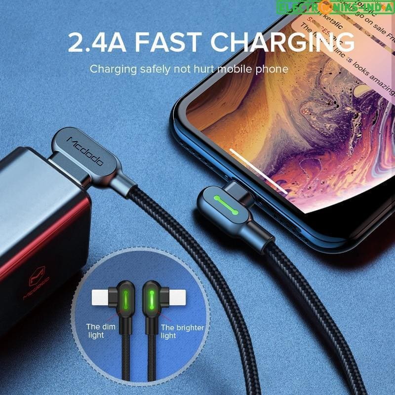 Mcdodo 2m 2.4a fast usb cable for iphone x xs max xr 8 7 6s plus 5 charging cable (for iphone 1.8m (6.0ft)) - on sale