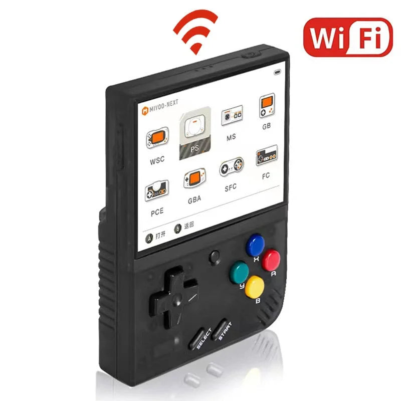 Miyoo mini plus portable retro handheld game console v2 mini+ ips screen classic video game console linux system children’s gift - ₹7,699