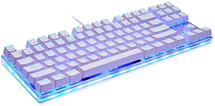 Amazon.com: MOTOSPEED K87S Mechanical Keyboard Gaming Keyboard Wired USB  Customized LED RGB Backlit with 87 Keys: Computers & Accessories