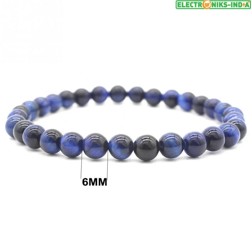 Navatulya® buddha bracelets blue tiger eyes beads bracelet - on sale