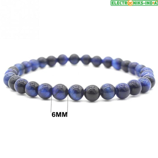 Navatulya® buddha bracelets blue tiger eyes beads bracelet - on sale