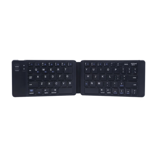 Portable light-handy mini wireless bluetooth folding keyboard foldable wireless keypad for ios/android/windows ipad tablet and phone - free