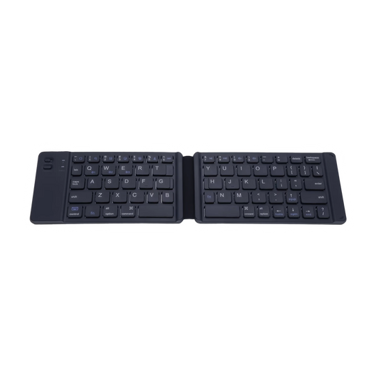Portable light-handy mini wireless bluetooth folding keyboard foldable wireless keypad for ios/android/windows ipad tablet and phone - free