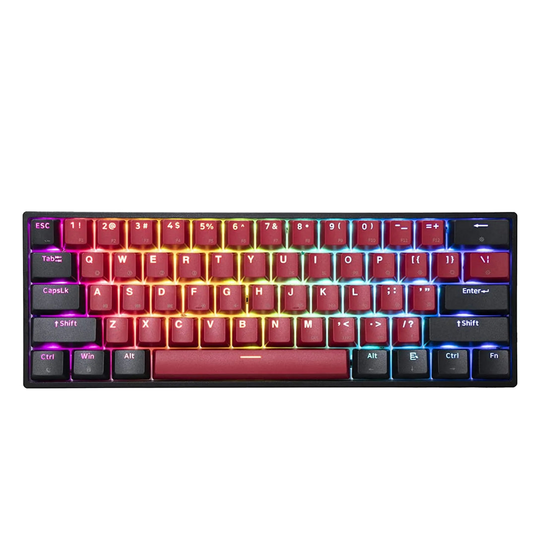 Sk61 61 key mechanical keyboard usb wired led backlit axis gaming mechanical keyboard gateron optical switches for desktop - ₹7,999