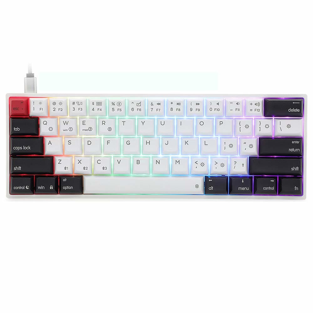 Sk61 61 key mechanical keyboard usb wired led backlit axis gaming mechanical keyboard gateron optical switches for desktop - ₹7,999