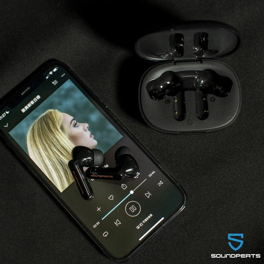 Soundpeats mac2 mac 2 wireless bluetooth earphones with a built-in 12.5 mm bio-coated dynamic driver dual-microphone for noise reduction and