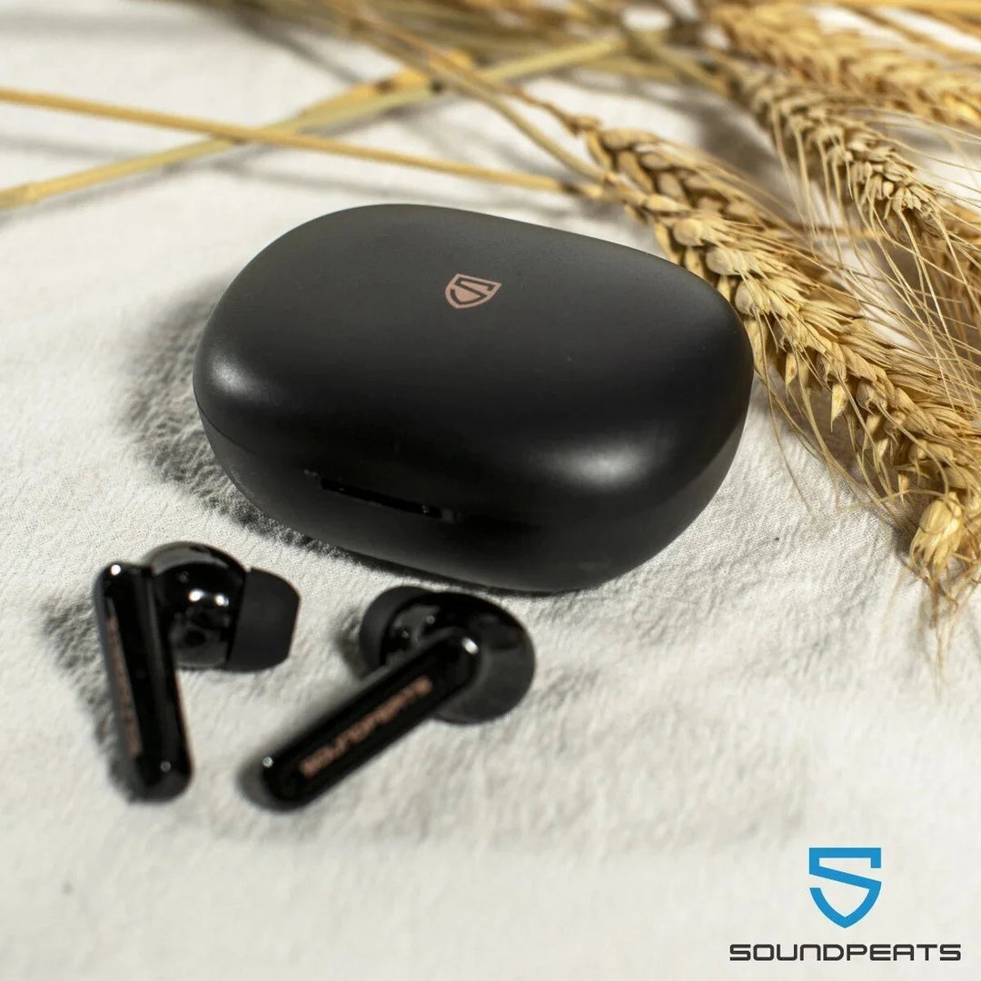 Soundpeats mac2 mac 2 wireless bluetooth earphones with a built-in 12.5 mm bio-coated dynamic driver dual-microphone for noise reduction and