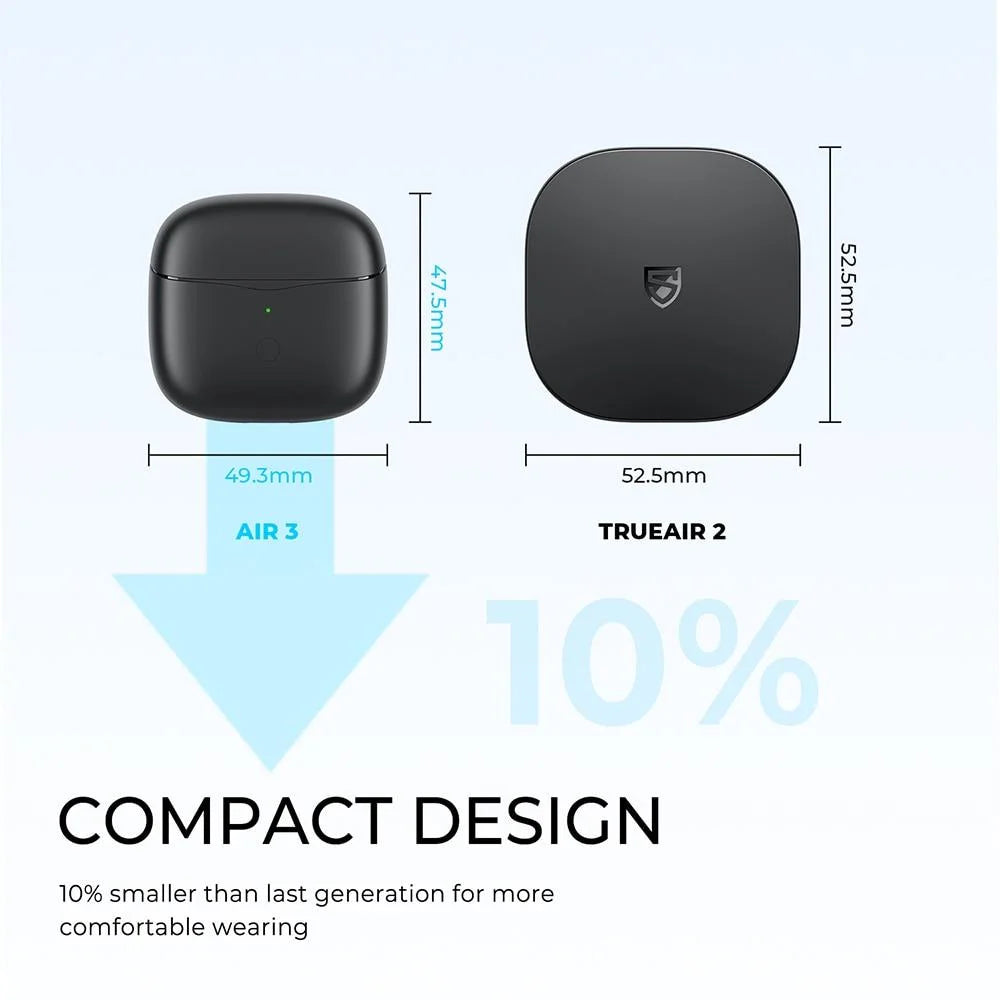 Soundpeats air3 air 3 wireless earphones qcc3040 bluetooth v5.2 earbuds aptx-adaptive 4 mics+cvc noise cancellation in-ear detection - 