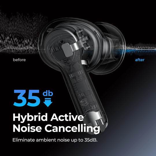 Soundpeats air3 pro hybrid anc noise cancelling bluetooth v5.2 wireless earbuds with qcc3046 aptx-adaptive gaming mode earphones - ₹4,999
