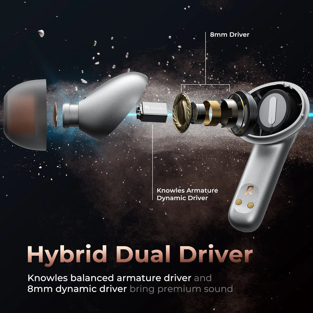 Soundpeats h2 hybrid driver true wireless earphones qcc3040 aptx-adaptive bluetooth earbuds with 4 mics cvc 8.0 noise reduction - ₹9,999