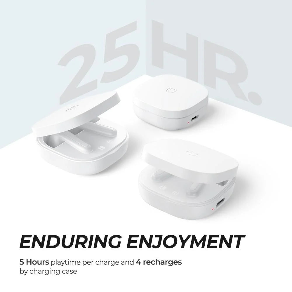 Soundpeats trueair2+ (plus) wireless earphones qcc3040 aptx-adaptive bluetooth v5.2 earbuds 4-mic cvc 8.0 noise cancellation game mode - 
