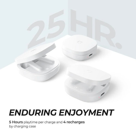 Soundpeats trueair2+ (plus) wireless earphones qcc3040 aptx-adaptive bluetooth v5.2 earbuds 4-mic cvc 8.0 noise cancellation game mode - 