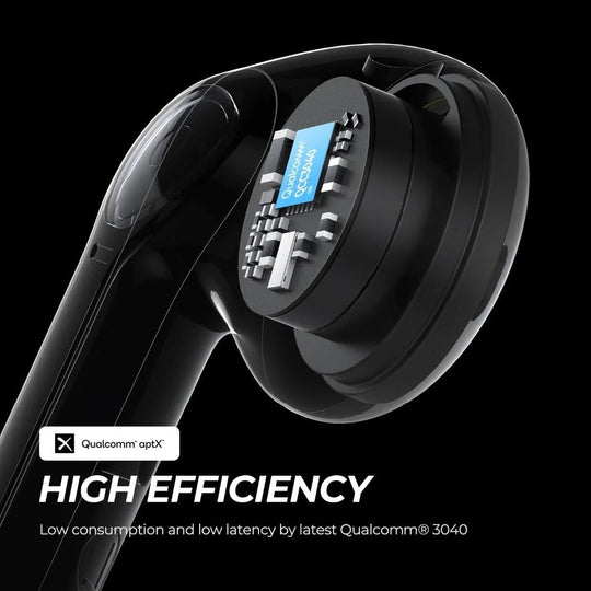 Soundpeats trueair2+ (plus) wireless earphones qcc3040 aptx-adaptive bluetooth v5.2 earbuds 4-mic cvc 8.0 noise cancellation game mode - 