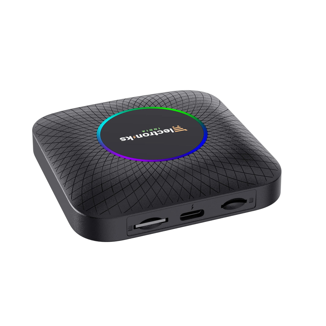 TechAdro CarPlay AI Box Android 13.0 - Supports Wired CarPlay and Touchscreen Cars Built-in 4G 8-Core 8GB RAM + 128GB ROM YouTube Netflix – ElectroniksIndia TechAdro CarPlay AI Box Android 13.0 - Supports Wired CarPlay and Touchscreen Cars Built-in 4G 8-Core 8GB RAM + 128GB ROM YouTube Netflix – ElectroniksIndia