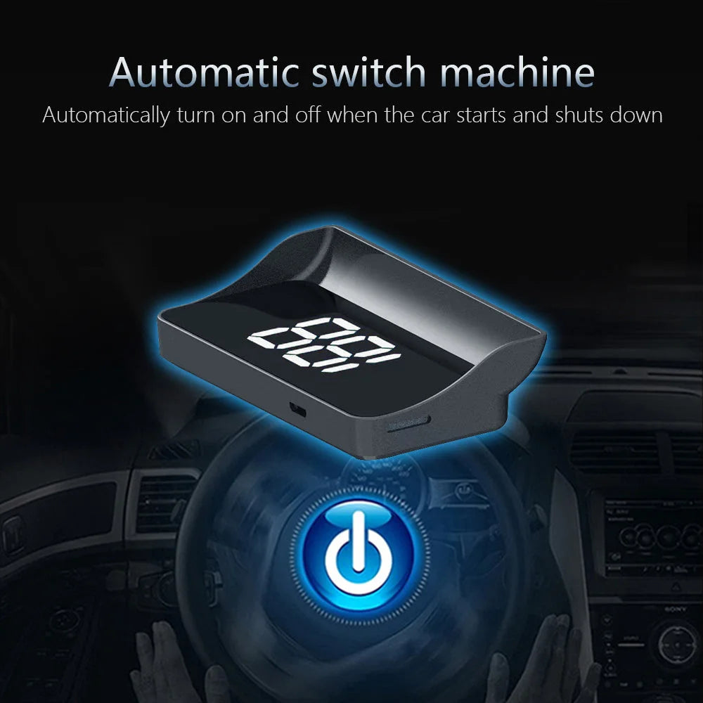 Techadro ta-h2 high-resolution no delay head-up display plug and play - ₹999