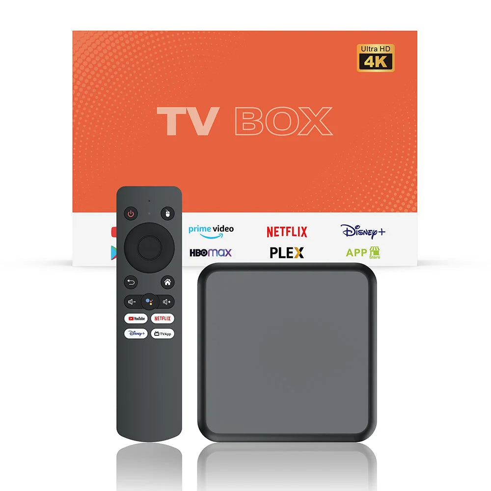 X9 Turbo Android TV Box: 4K UHD 4GB RAM 64GB Storage WiFi & BT 5.0 ...