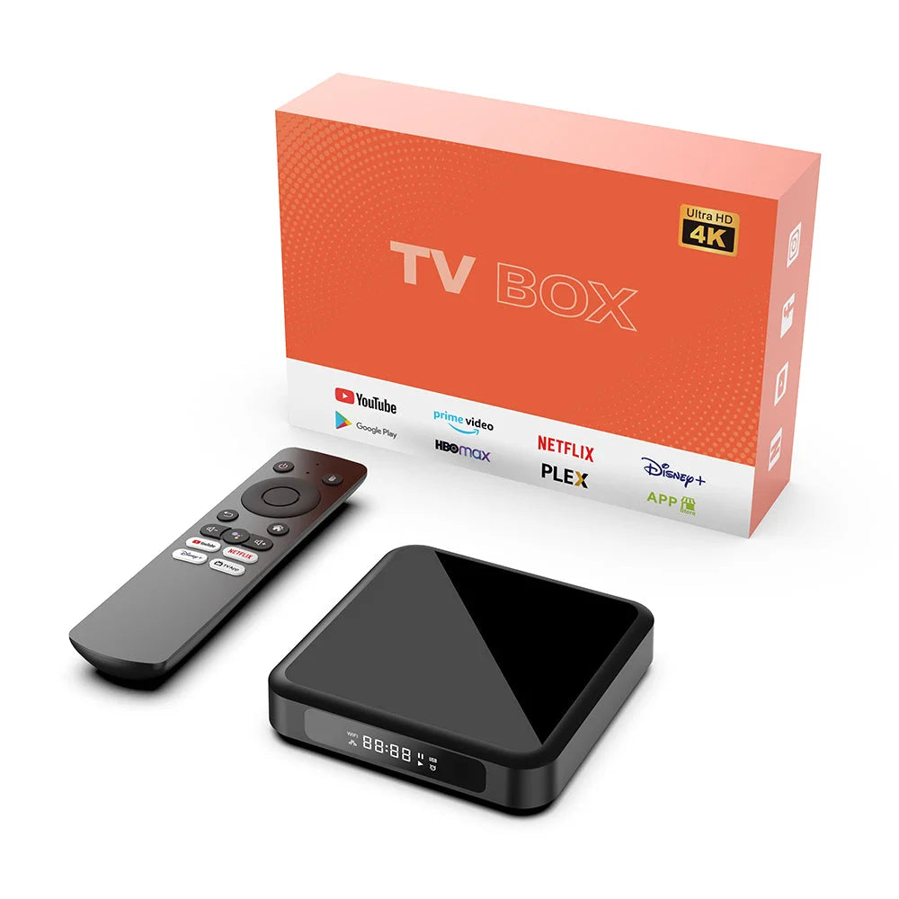 X9 Turbo Android TV Box: 4K UHD 4GB RAM 64GB Storage WiFi & BT 5.0 ...