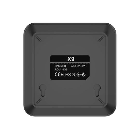 X9 android tv box: 4k uhd 2gb ram 16gb storage wifi 6 & bt 5.0 android 10 smart tv hub - ₹1,999