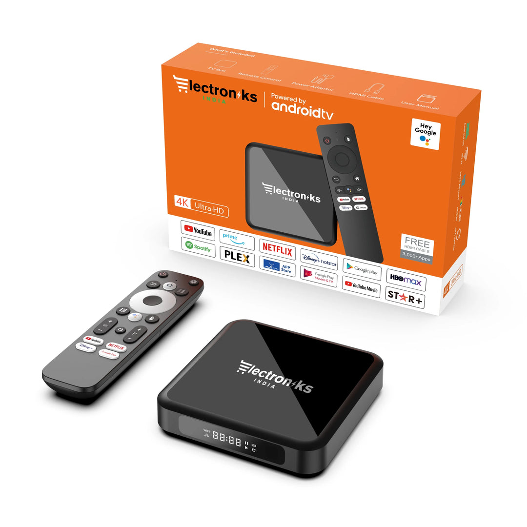 X9 Turbo Android TV Box: 4K UHD 4GB RAM 64GB Storage WiFi & BT 5.0 ...