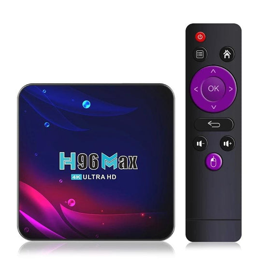 Electroniks-india h96 max v11 smart tv box android 11 4g+64gb android 11 4k wifi 2.4g 5g google voice set top box - ₹4,999
