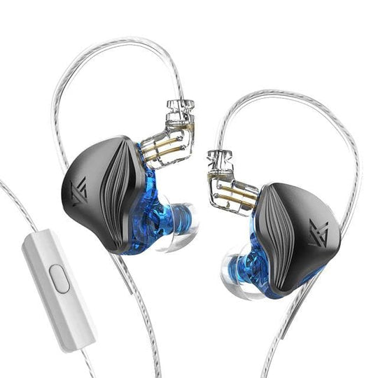 Kz zex 1 electrostatic 1 dynamic in ear monitor earplugs detachable cable headphones noice cancelling sport game headset - ₹1,899