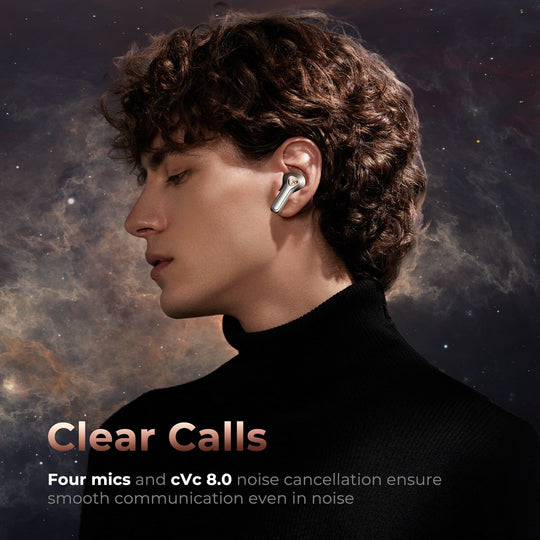 Soundpeats h2 hybrid driver true wireless earphones qcc3040 aptx-adaptive bluetooth earbuds with 4 mics cvc 8.0 noise reduction - ₹9,999