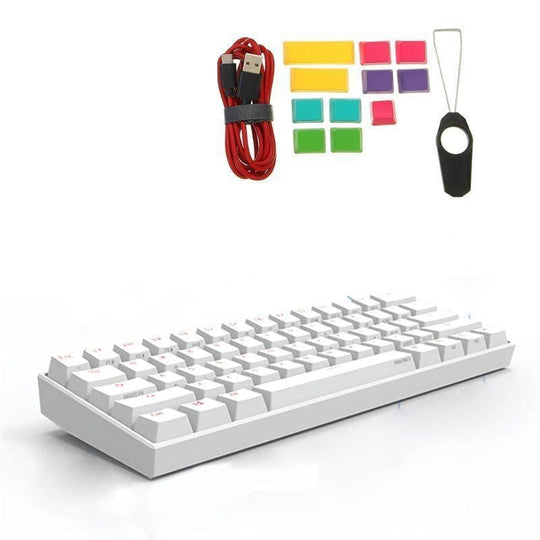 Anne Pro2 Pro 2 RGB 61 Keys Mechanical Gaming Keyboard 60% Bluetooth 4.0 Type-C Cherry and Gateron Switch