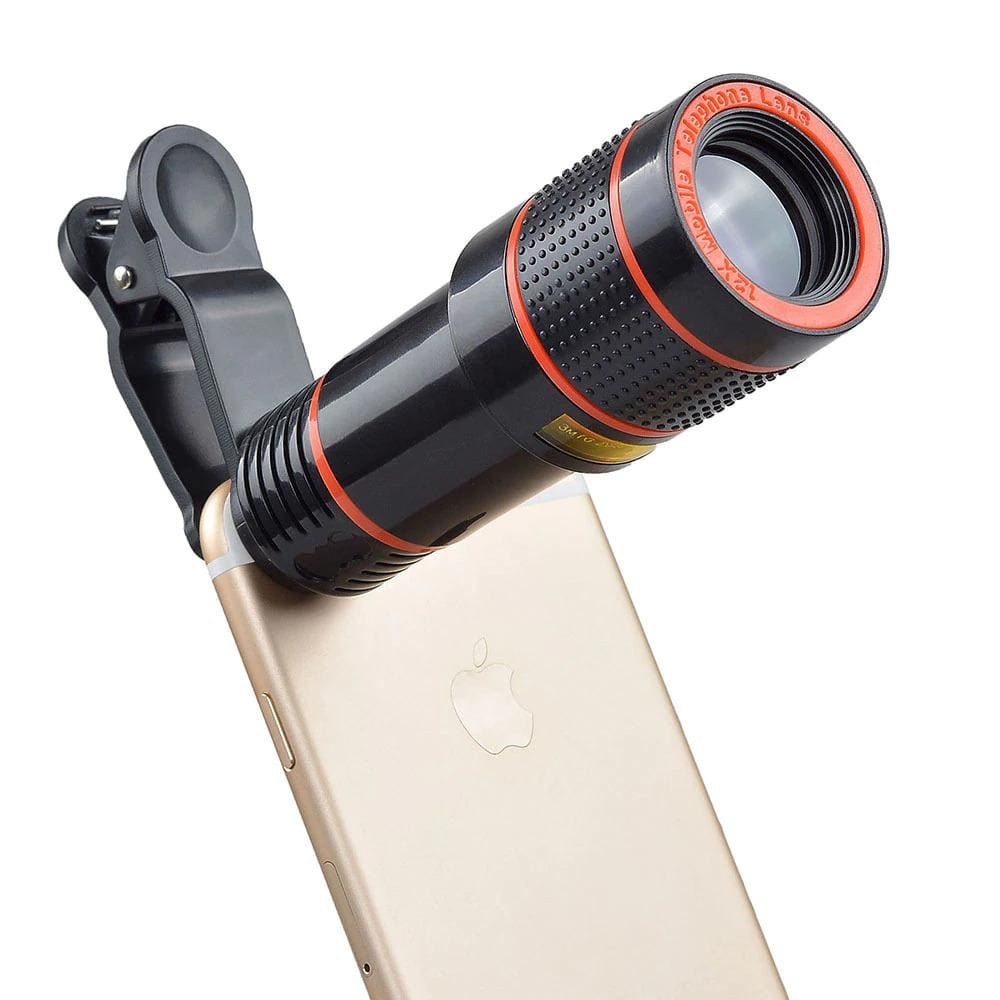 Apexel ‎apl-hs12xdg3 6-in-1 professional optical phone camera lens 12x telephoto lens fisheye/wide/macro lens for iphone 7 6/6s plus and 